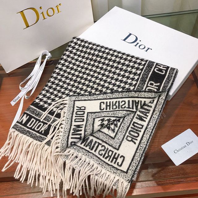 Dior圍巾 羊絨混紡 迪奧女長圍巾 Dior印花披肩  llwj6479
